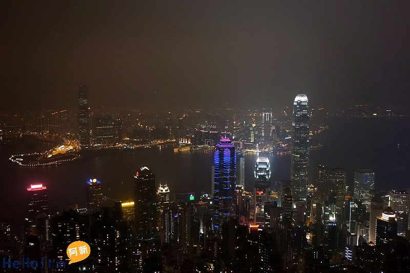 香港太平山夜景