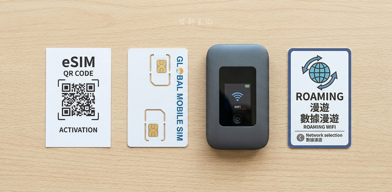 中國上網四種方式比較：eSIM、實體 SIM 卡、WiFi 分享器、國際漫遊