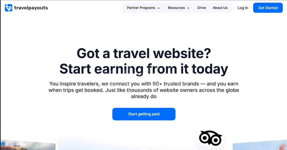 Travelpayouts 完整教學，從註冊到後台操作一步步帶你走。整合 Booking、Agoda、Klook 等 100+ 旅遊品牌，一個後台管理所有聯盟連結，佣金即時更新、出款門檻只要 USD 50。透過推薦連結註冊還能拿最高 USD 100 歡迎獎金，免費加入不抽成。