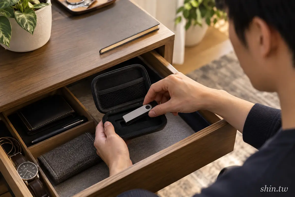 冷錢包是什麼 把 Ledger 收進抽屜長期保管