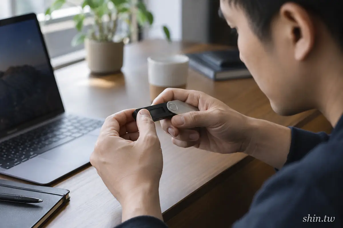 Ledger 哪裡買 收到後檢查裝置真偽
